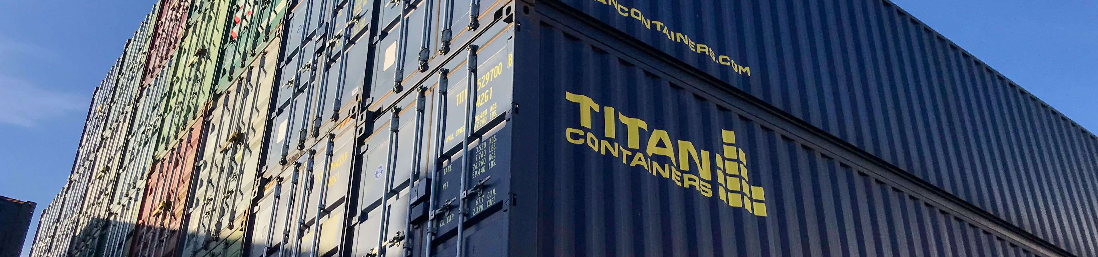 TITAN CONTAINERS 40 FT OPSLAGCONTAINERS
