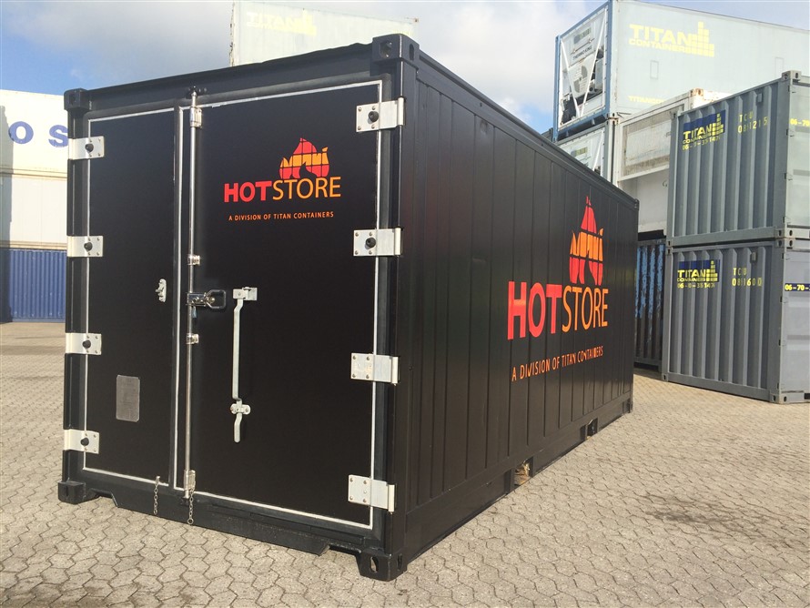Hotstore container op maat - TITAN Containers