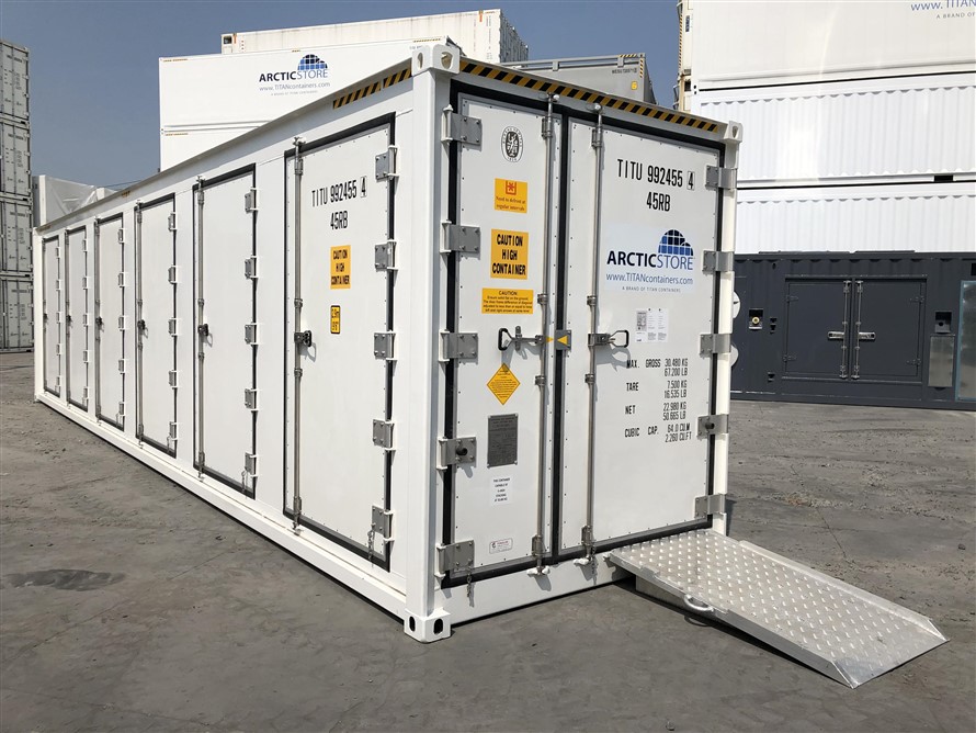 Blastvriezer extra deuren - TITAN Containers