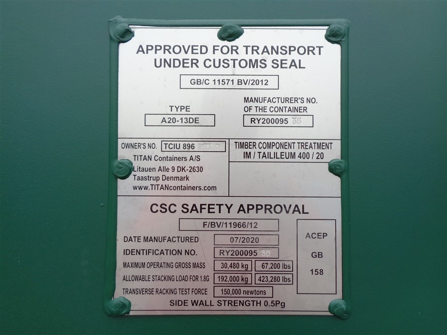 csc-plaat titan containers verzending opslag