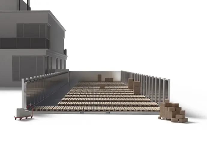 Modulaire koelopslag