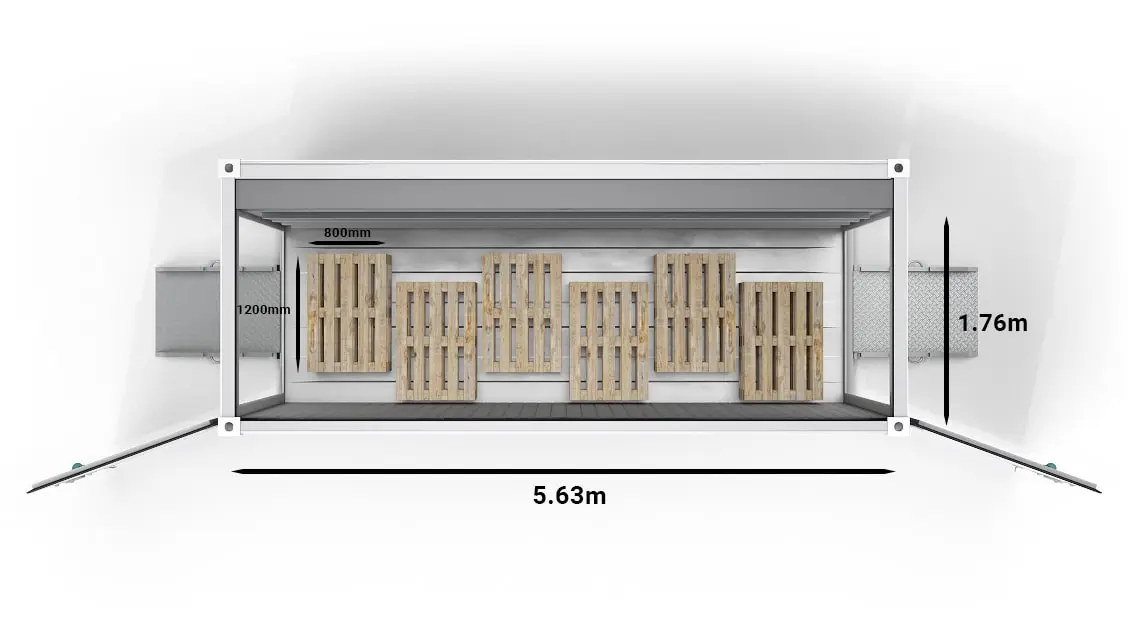 ArcticBlast 10ft europallets