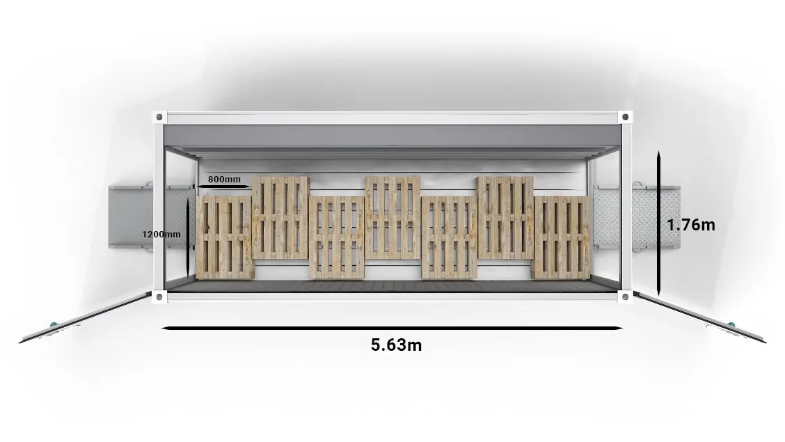 ArcticBlast 10ft europallets