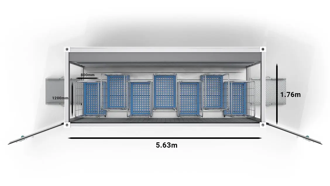 ArcticBlast 10ft trolleys
