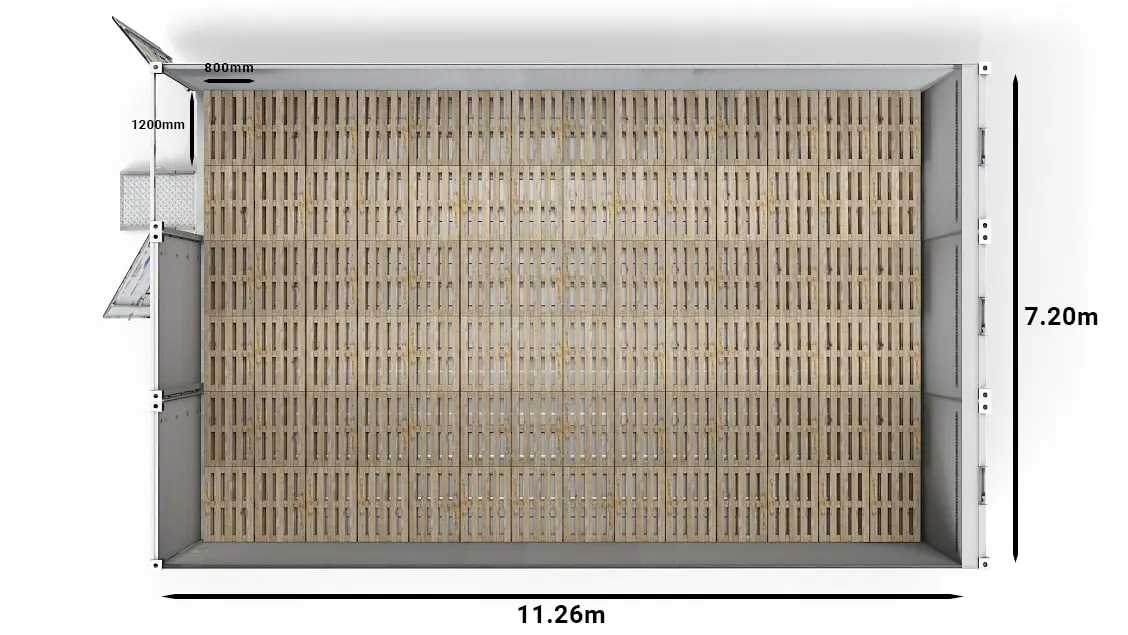 Arctic SuperStore 40ft euro pallets