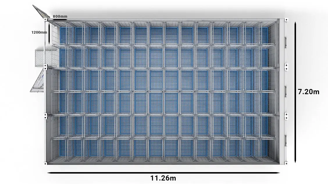 Arctic SuperStore 40ft trolleys