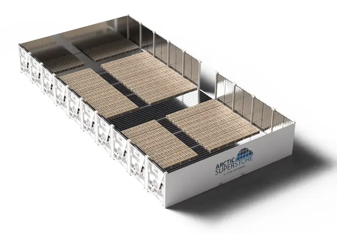 Modulaire koelopslag
