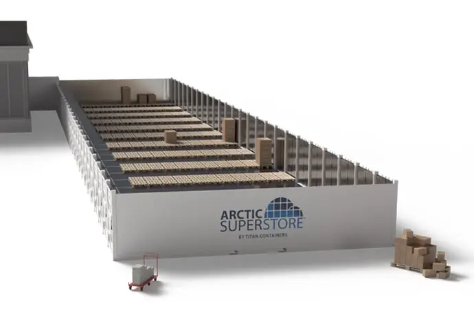 Modulaire koelopslag