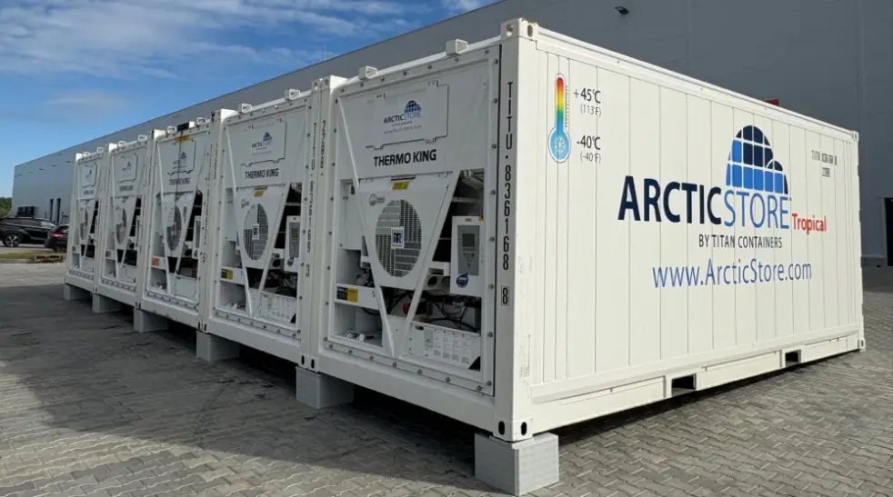 Verhuur van ArcticStore-containers – Koelcontainers