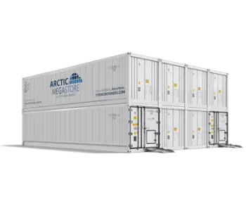 Arctic MegaStore modulaire koelopslagoplossing met hoge capaciteit van Titan Containers