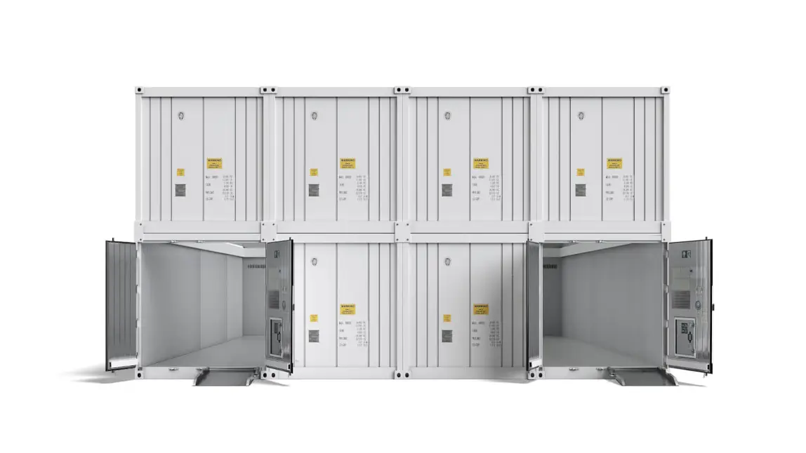 Arctic MegaStore modulaire koelopslagoplossing met hoge capaciteit van Titan Containers